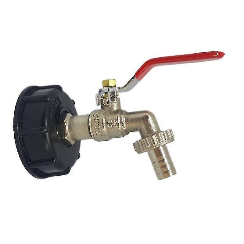 Tank Tap 1000l S60x6 Ibc Tap Connector With 1/2 Hose Connector, Drain Tank