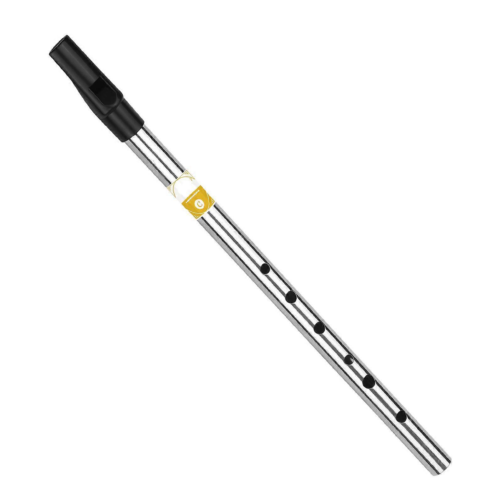 Irish Whistle Flute Key of C 6 Holes Flute Wind Musical Instruments for Beginners Intermediates Experts