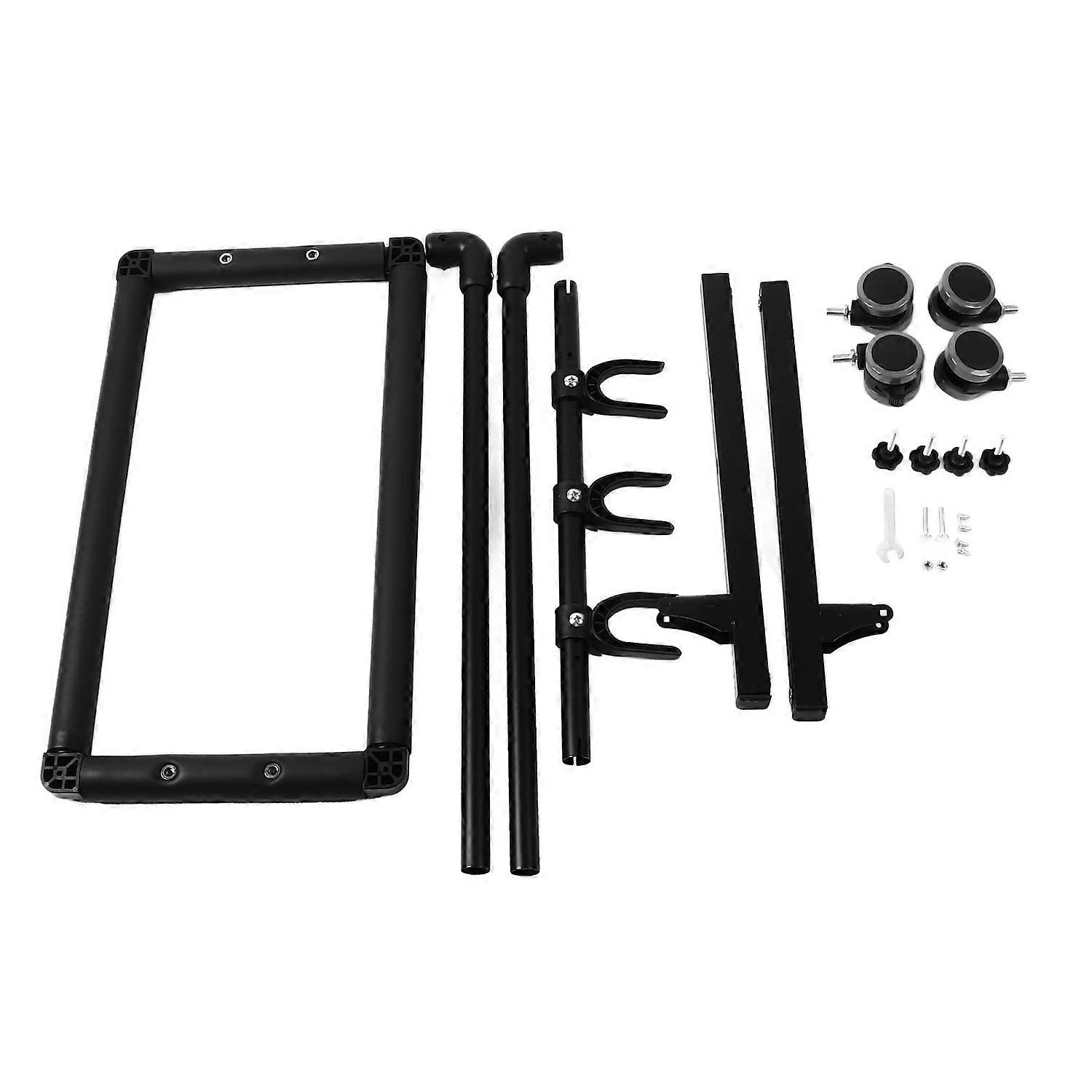 Multi Guitar Stand Metal and EVA Multiple Guitars Display Holder with Wheels for Shops FL 13W