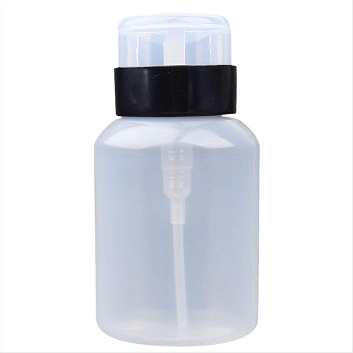 250ml Empty Alcohol Bottles Refillable Pump Bottle Clear Dispenser Remover Cleaner Tools Accessory
