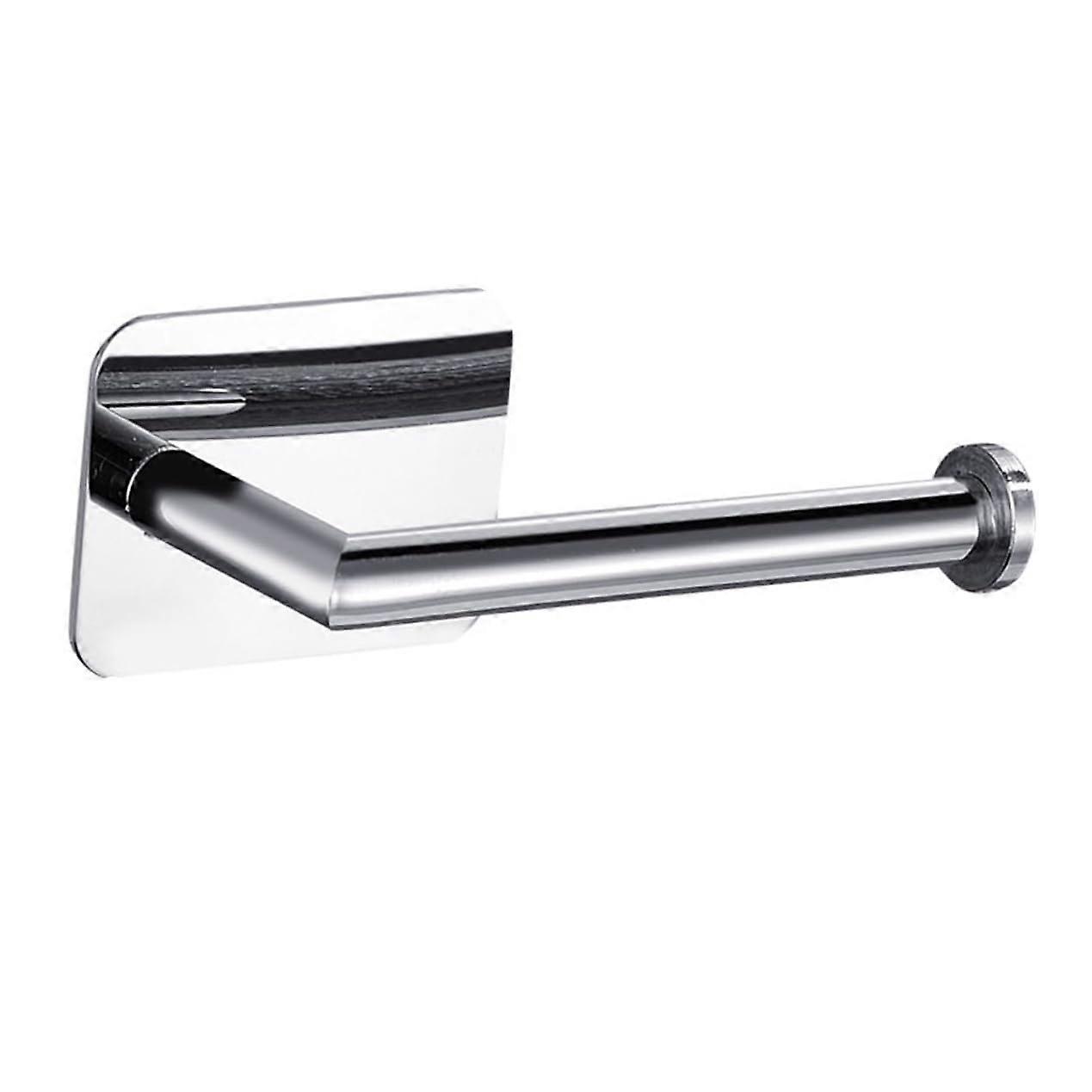 Stainless Steel Paper Holder WallMounted Tissue Rack For Standard Toilet Paper, Quick Extraction, Smooth Edges