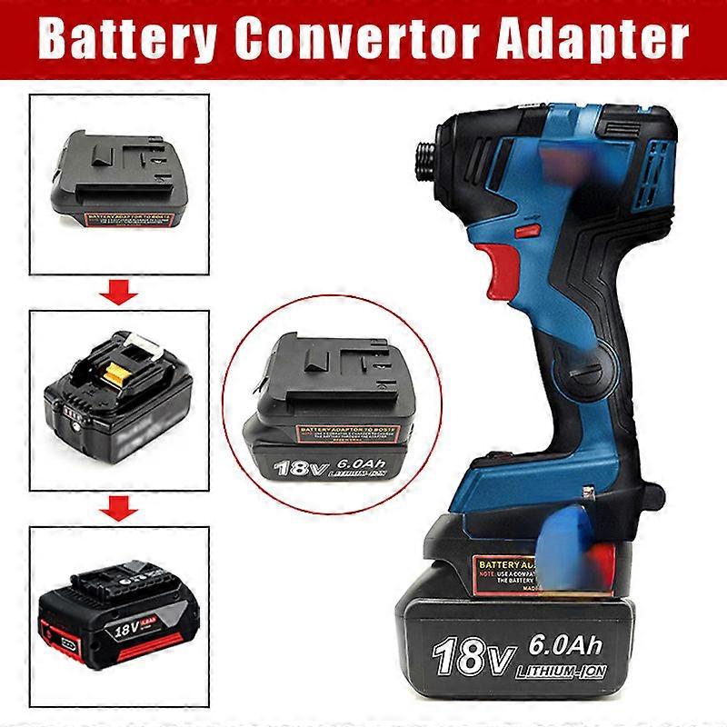 Battery Adapter For Makita 18V Li-ion Convert To For Bosch 18V Li-ion Power Tool