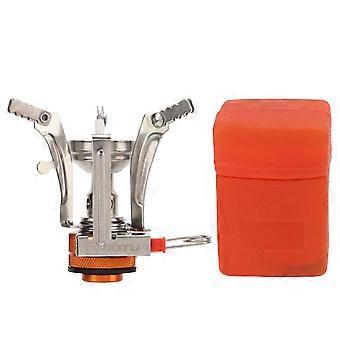 Campingkocher für Outdoor-Aktivitäten wie Camping, Rucksackreisen und Picknicks, 3000 W, Mini, tragbar, Edelstahl 304, dreieckig