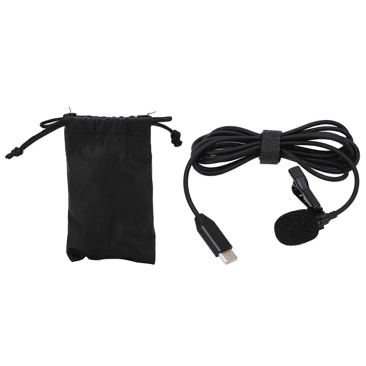 Lavalier Microphone Action Camera Microphone with Type C Interface for DJI Action OA2 OA3 MC490