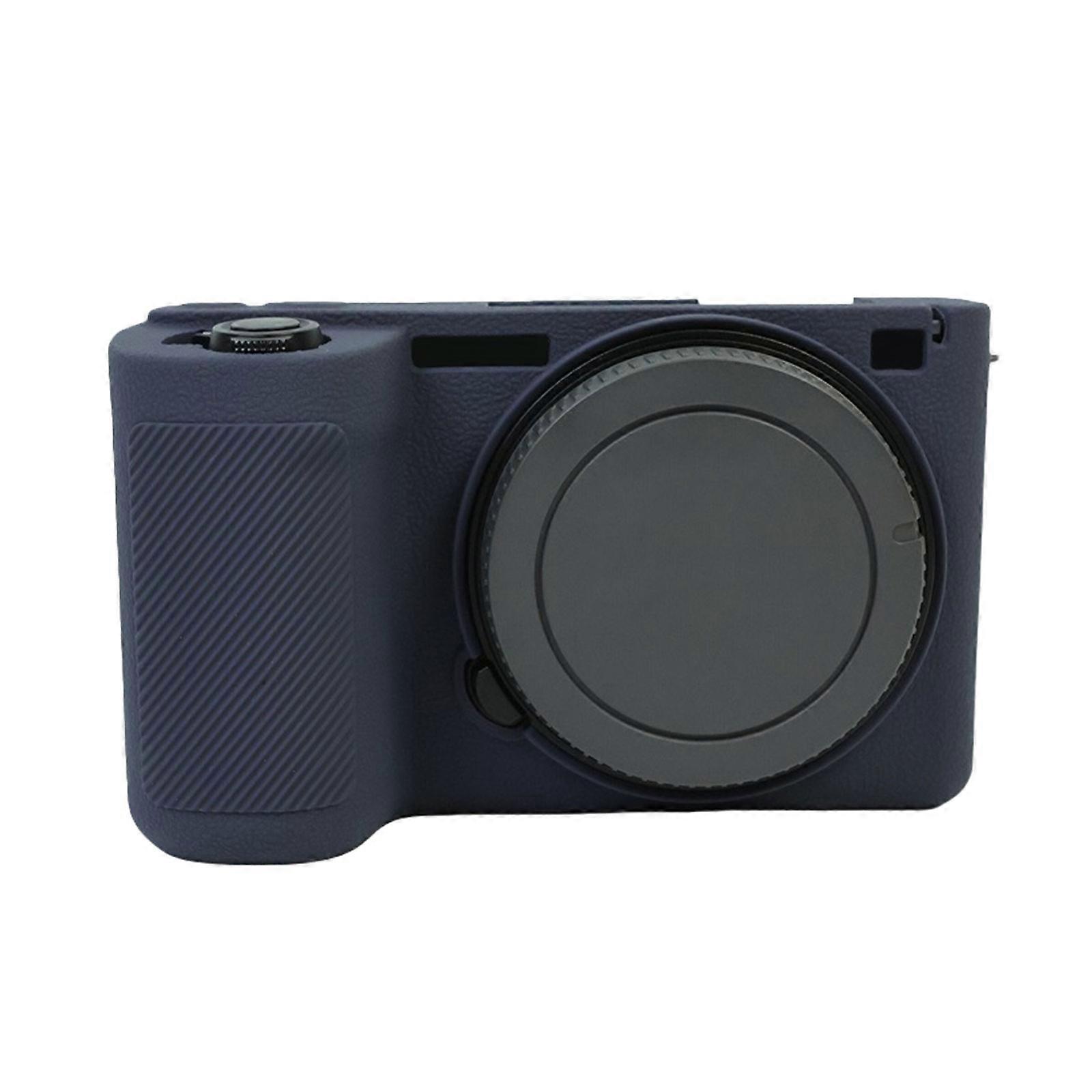 Silicone Shell Enclosure for ZV E10II Camera Case Enhances User Experience with Reliable Comprehensive Protections  Navy blue