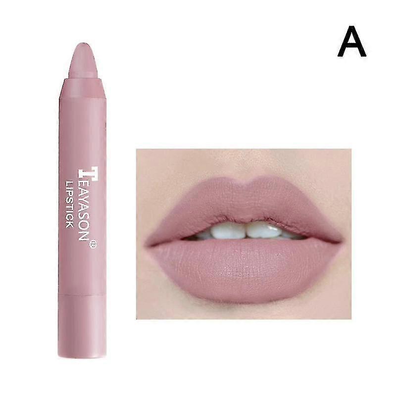 No. 1 (A) $ Matte Lipstick Color-enhancing Moisturizing Lip Gloss Easy-to-color Lip Glaze Rotating Lipstick Pen