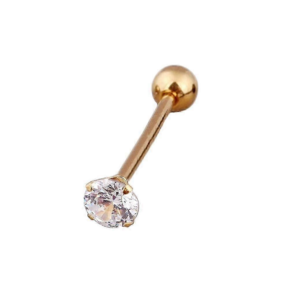 Cartilage Piercing Push In Pin 4 5 6mm Stud Flat Back Tragus Nose Labret Ear