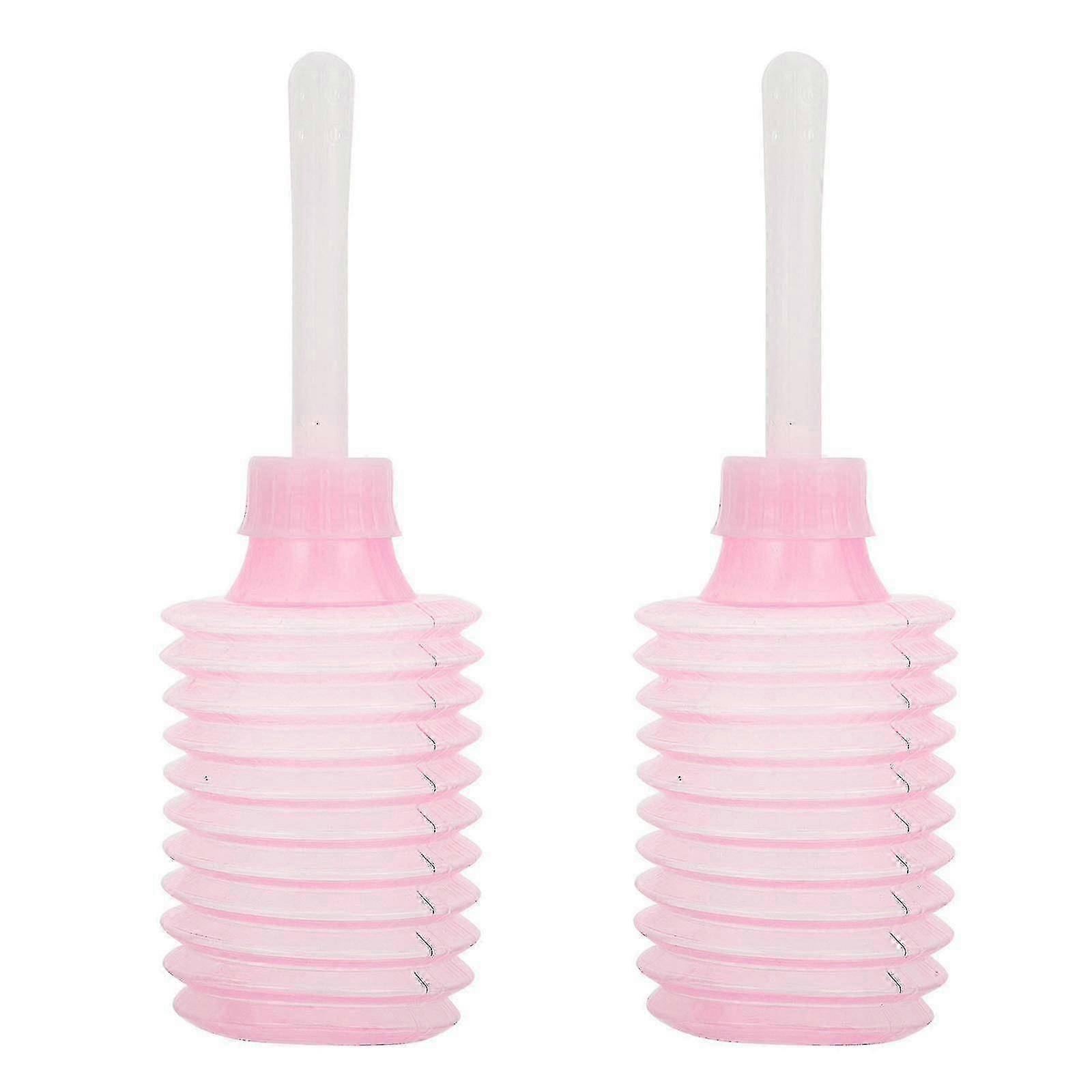 12pcs Disposable Vaginal Private Part Cleaner Multi-functional Vaginal Douche (pink)