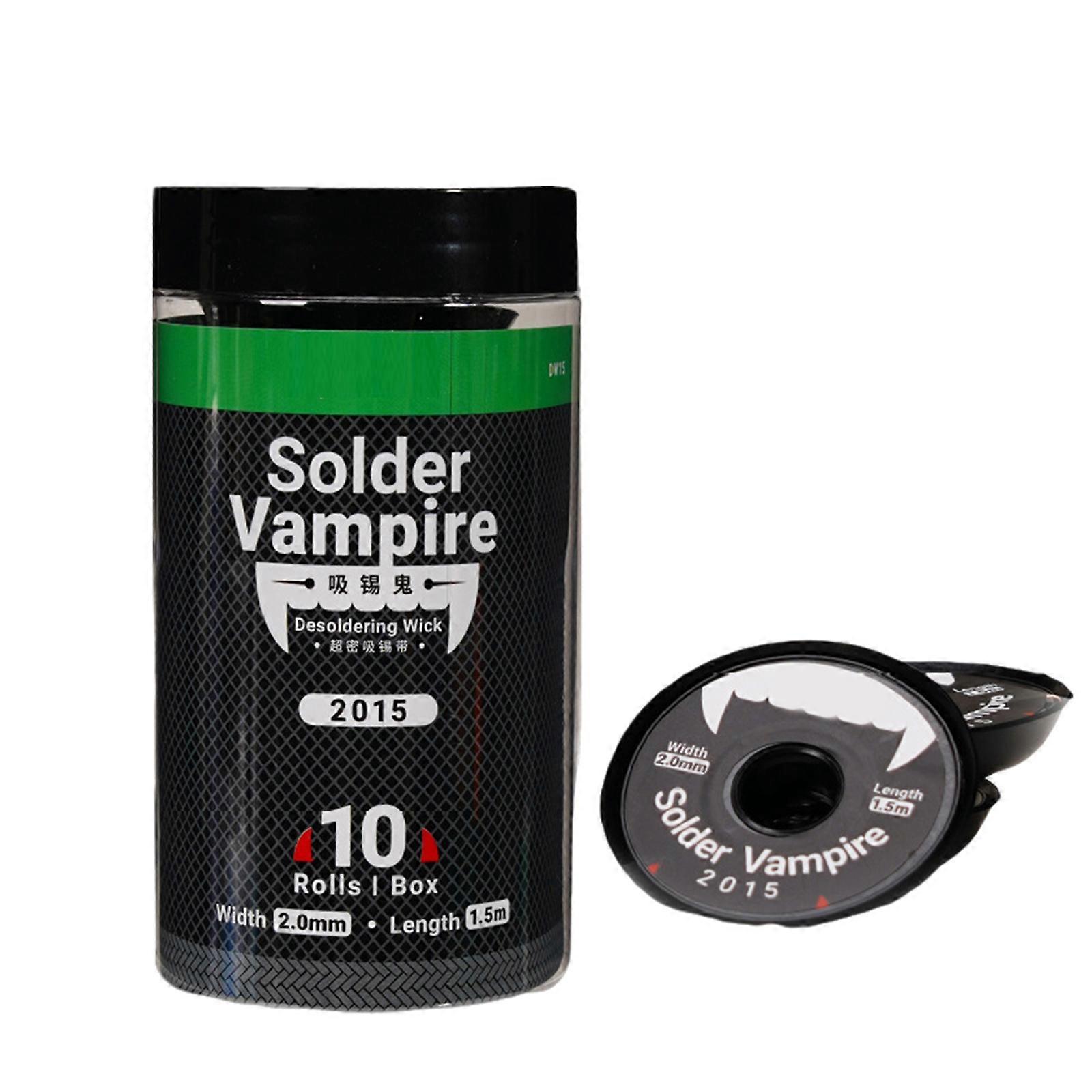 High Density Desoldering Braid For Electronics Repair And Circuit Board Maintenance With Heat Resistant Multicolor