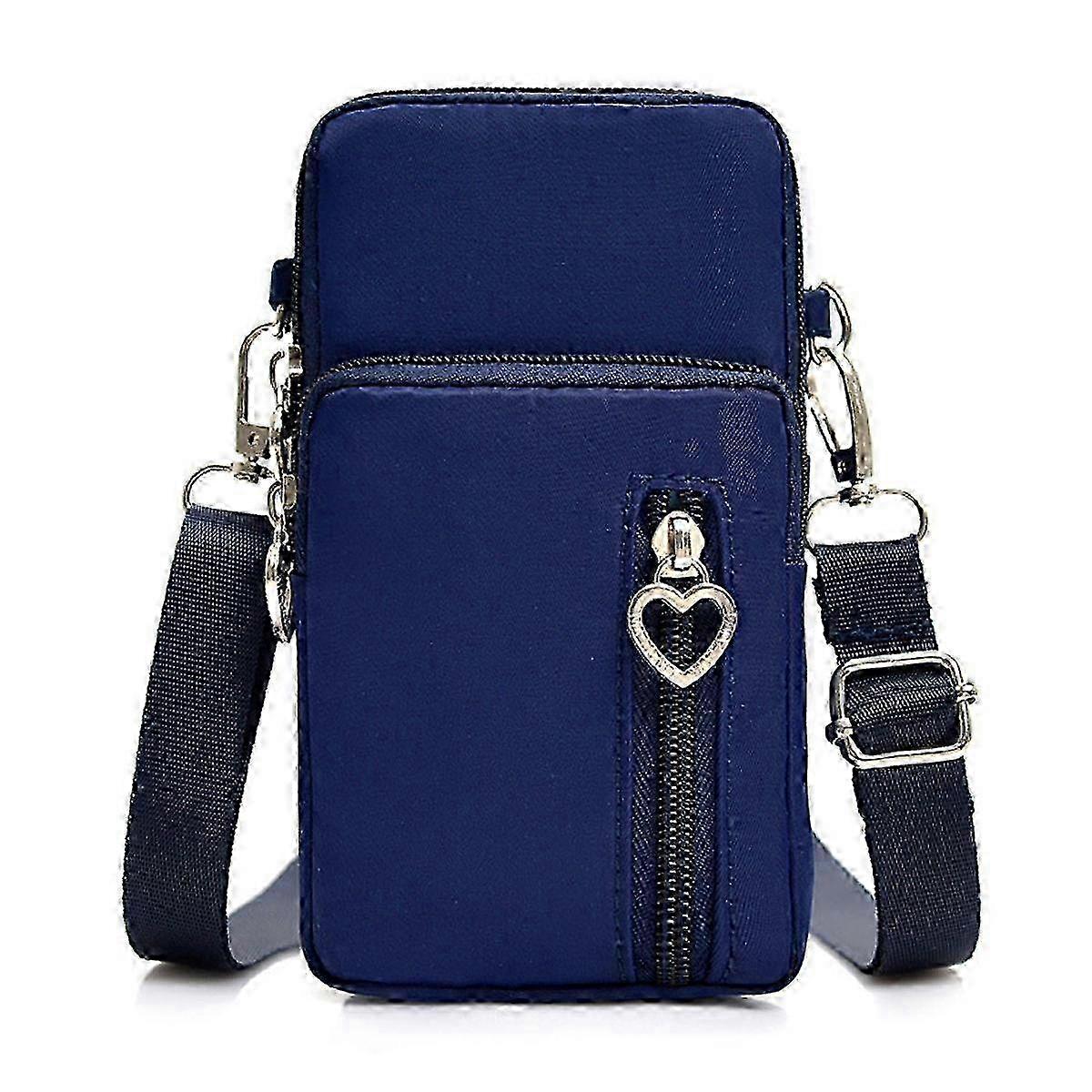 Shoulder bag - large solid dark blue z