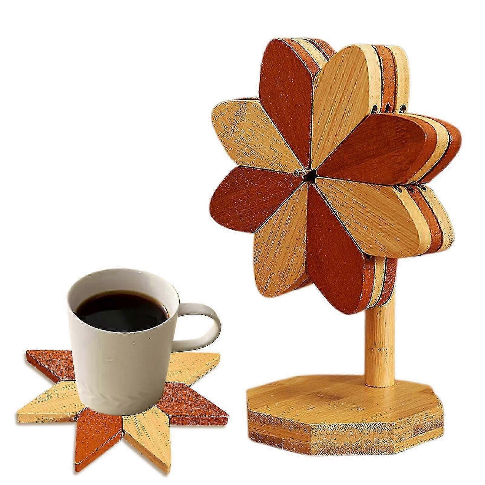 w Windmill insulation pad (3 pieces) patchwork style resembling a tree Windmill...