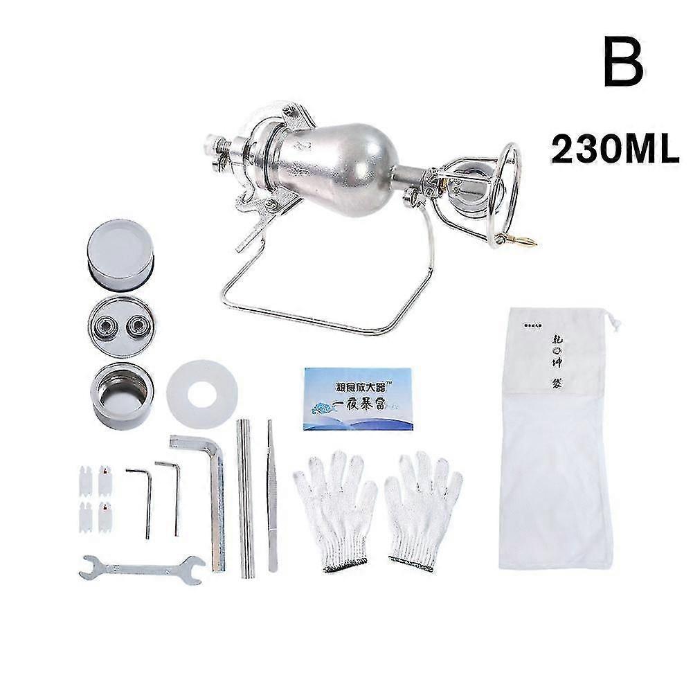 Thickened Popcorn Maker Hand-cranked Cannon Puffing Machine Gourd Type