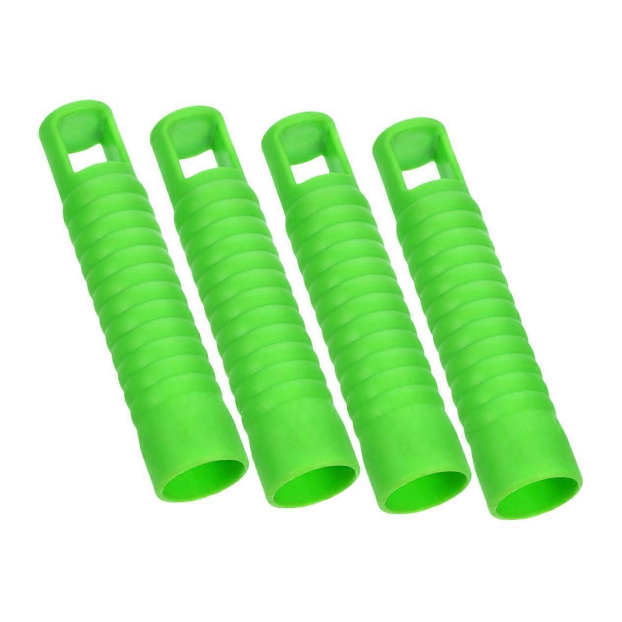 Mop Handle End Caps 4 Pack with Ergonomic AntiSlip Grip Sleeves for Broomstick Replacement