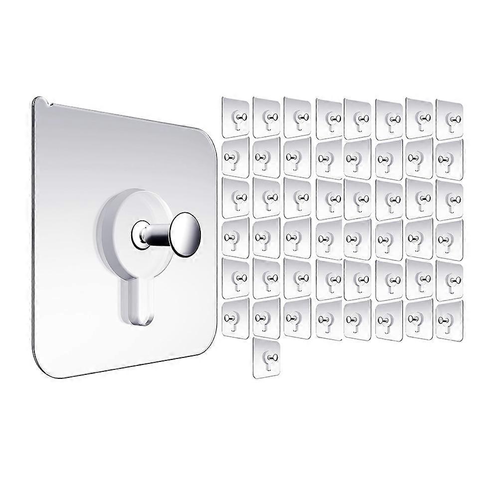 Wall Hangers Without Nails, Wall Hooks for Hanging, 50Pcs Wall Hooks