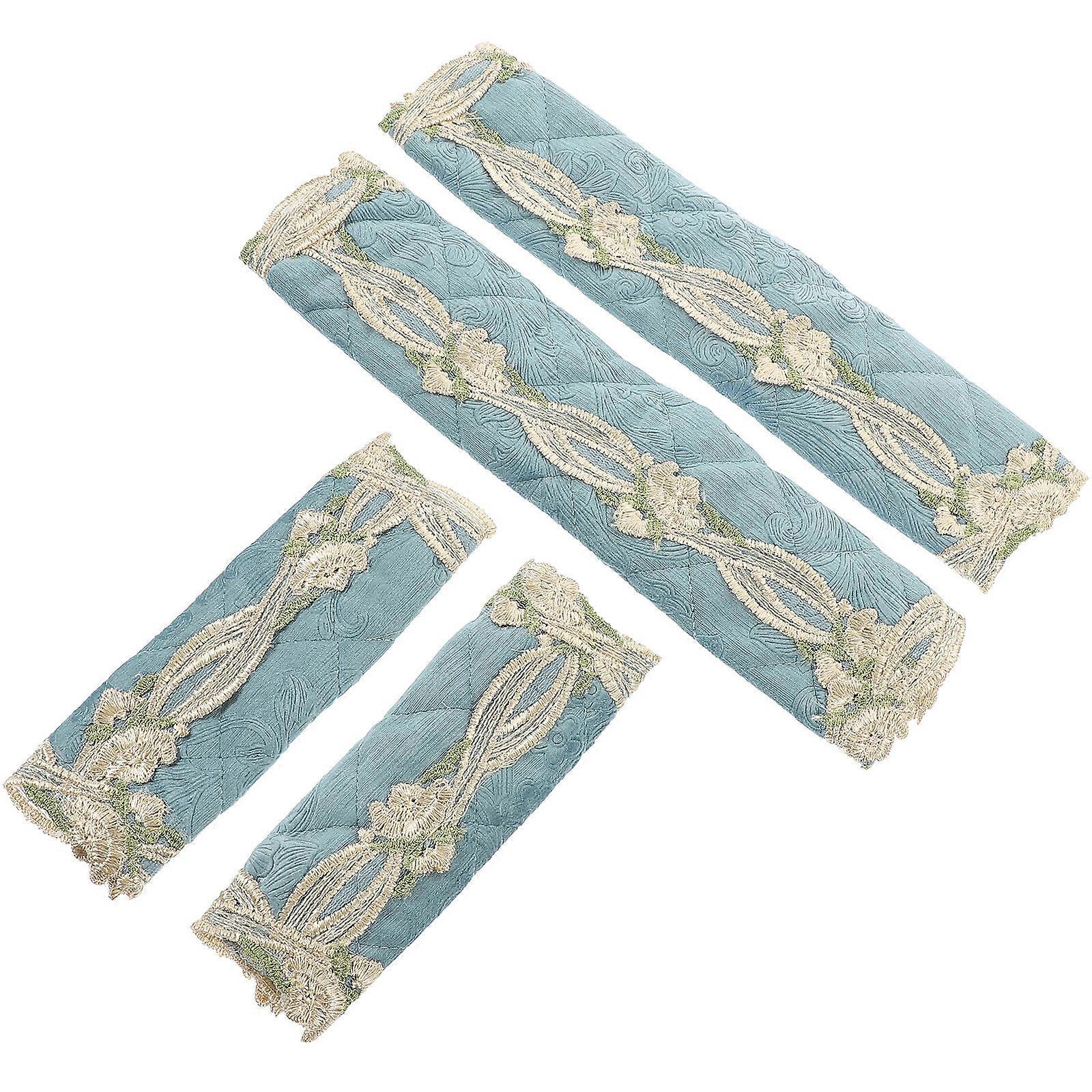 4pcs Refrigerator Handle Cover Appliance Handle Wrap Cloth Handle Protector