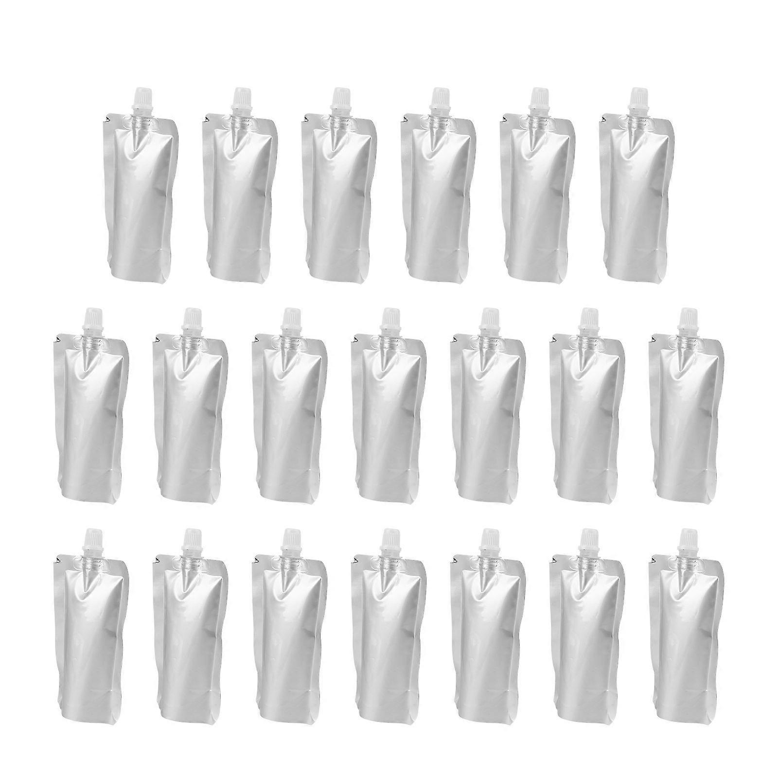 20Pcs Drinks Flasks Portable Drink Bags Beverages Drinking Container Sealing Bag