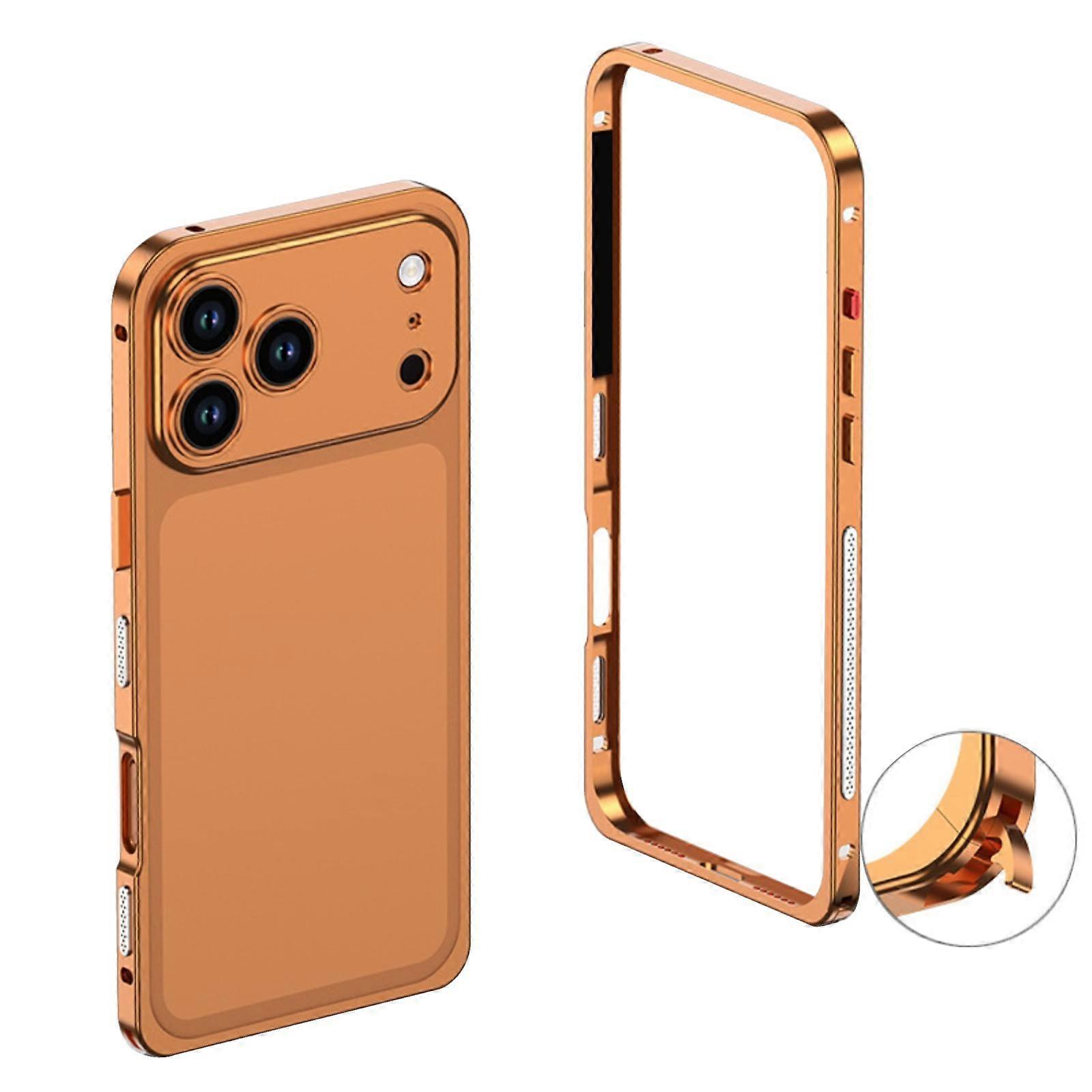 Ultra-Thin Alloy Metal Frame Shockproof Phone Case