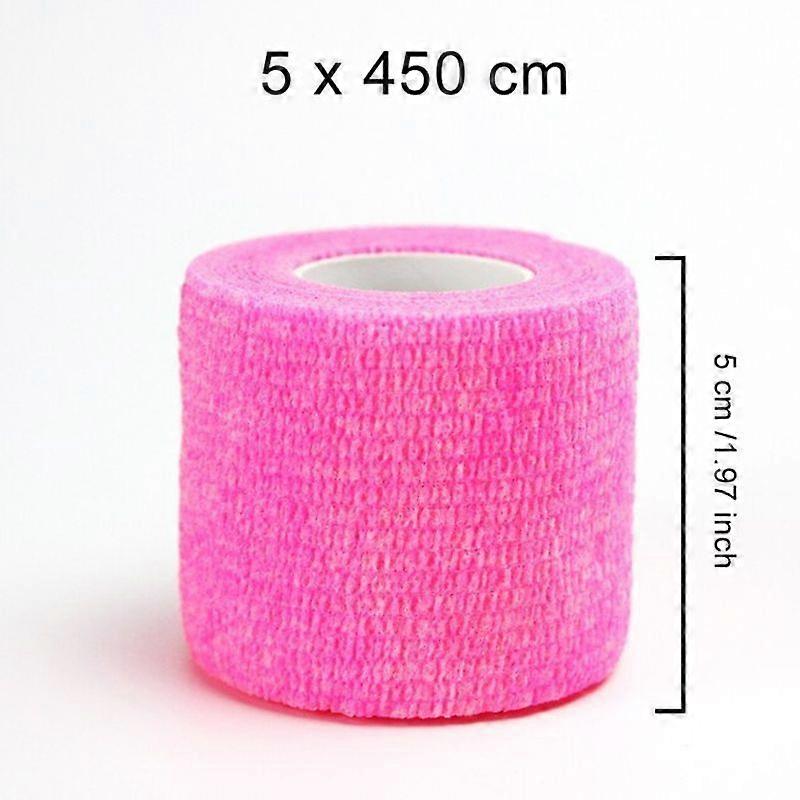 Αυτοκόλλητος ελαστικός επίδεσμος Luxora για προστασία αρθρώσεων, ύφασμα χωρίς ραφές, 5cm x 450cm, εξοπλισμός ανακούφισης τραυματισμών στο γόνατο και τον αγκώνα