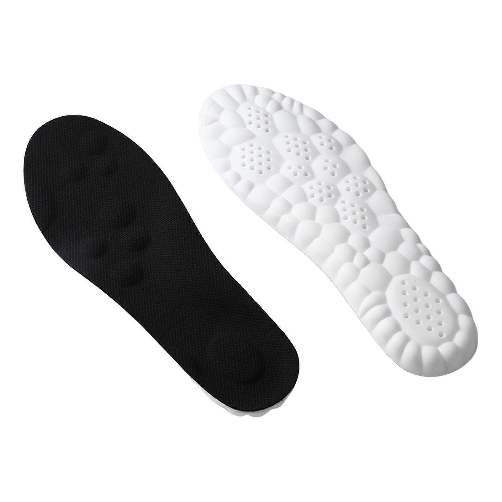 1 Pair Memory Foam Arch Support Insoles 4D Cloud-Soft Comfort Soles Breathable Odor-Resistant Cushioning And Pain Relief Insoles for Foot Fatigue