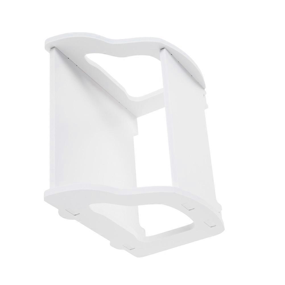 Router Shelf Wall Mount for Storage 2-Tier Set Modem Holder White