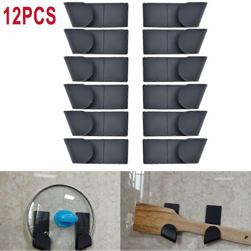 Pot Lid Rack Pan Pot Set Storage 12Pcs Utensils Wall