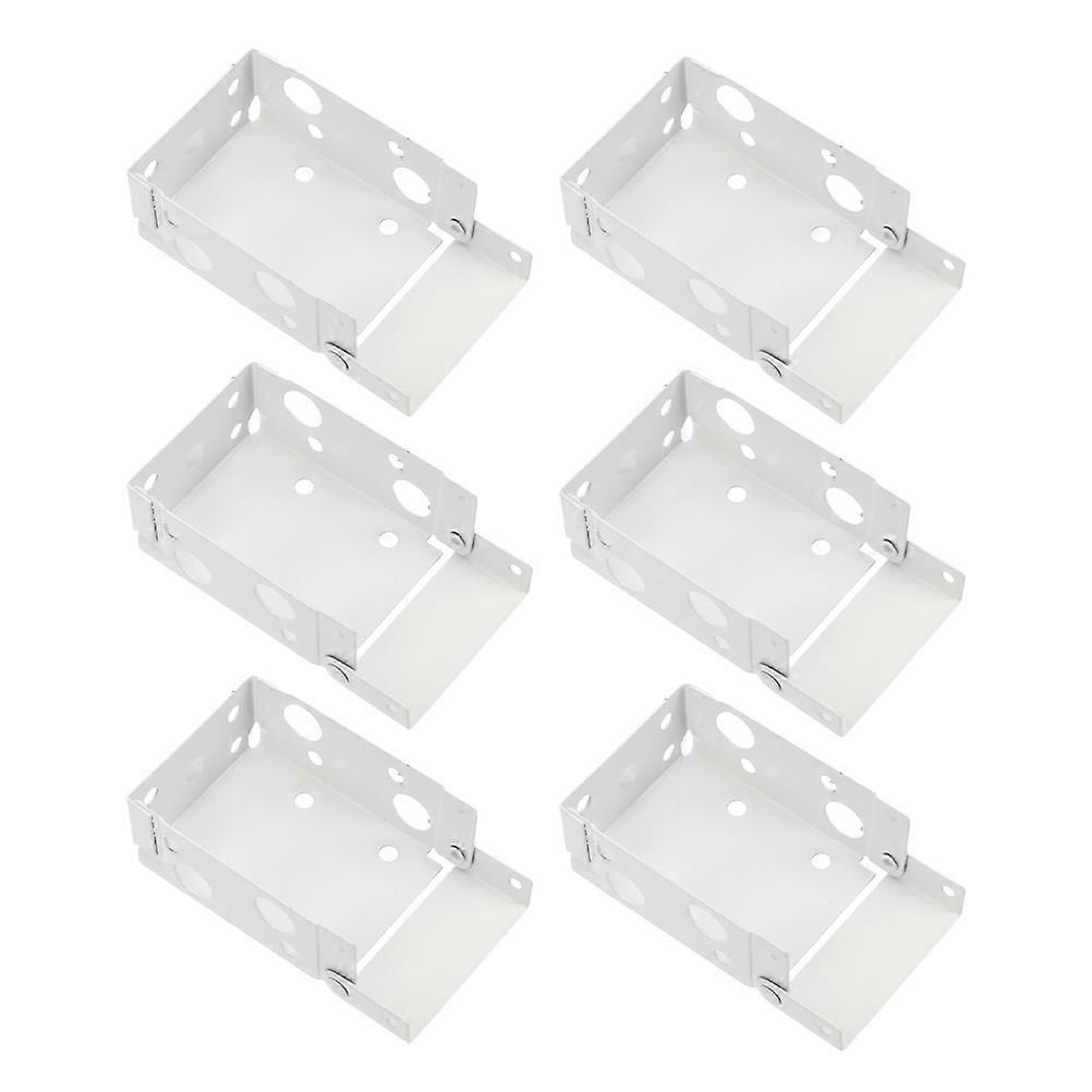 Blind Brackets Metal Roller Shade Holders with 6Pcs for Window Curtain Setup