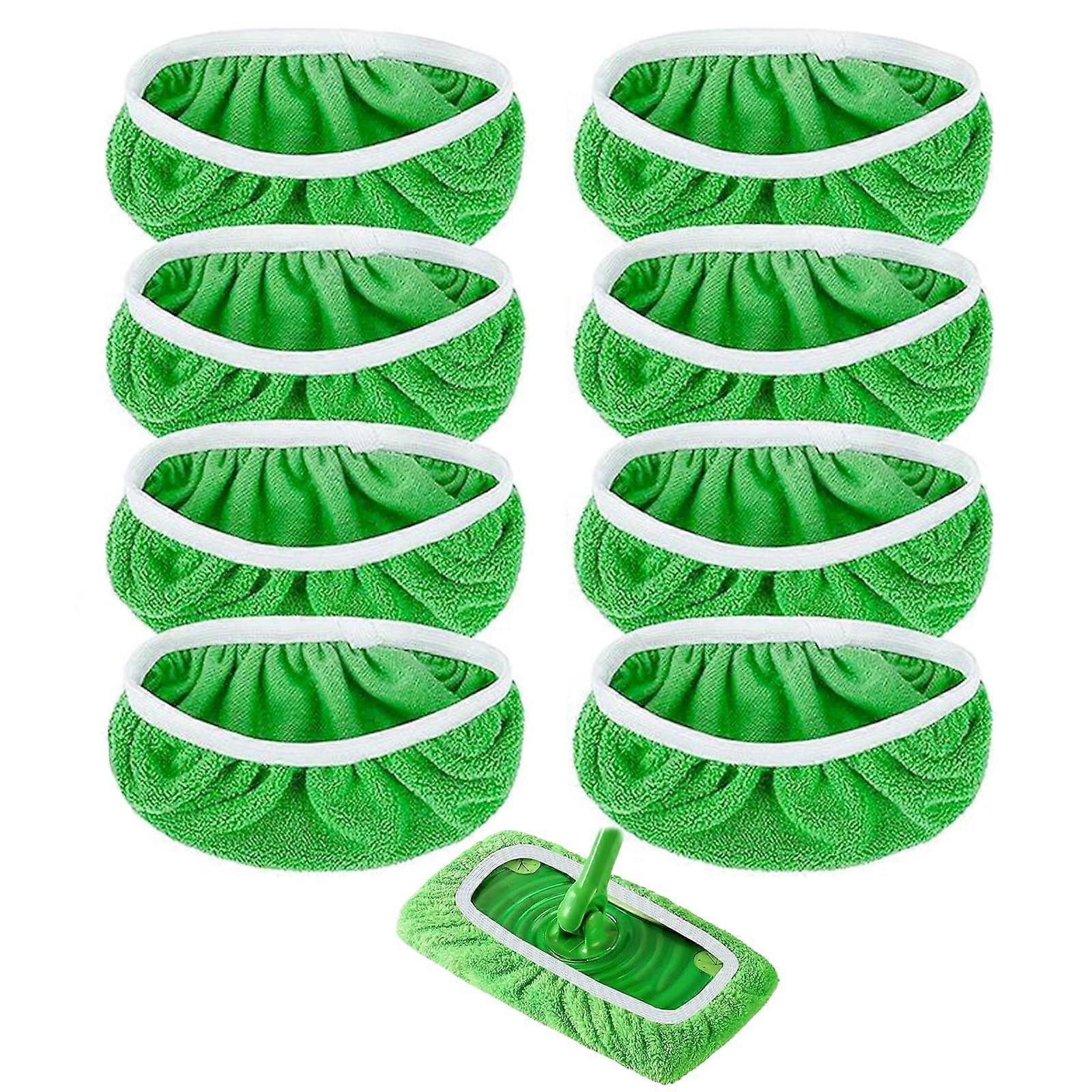 Flat Mop Replacement Pads Microfiber Mop Heads Washable Durable MultiSurface Pack of 6/8pcs