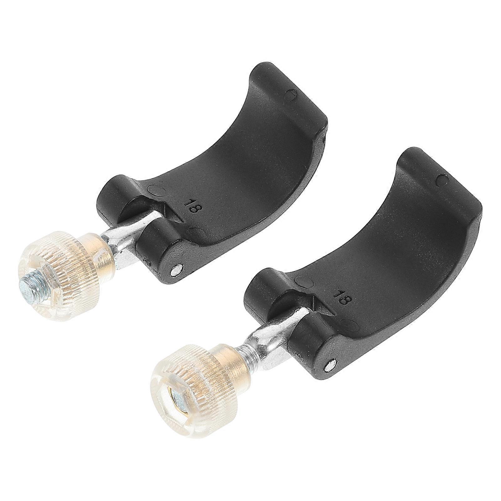 Trekking Pole External Lock Nylon Fastener Buckle for Hiking Cane 2Sets