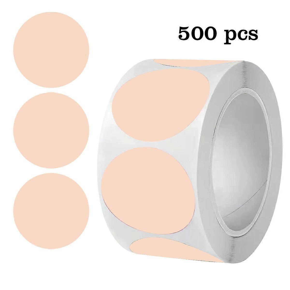 500Pcs/Roll Round Sticker Removable Self Adhesive Labels for Organization Coding Labeling