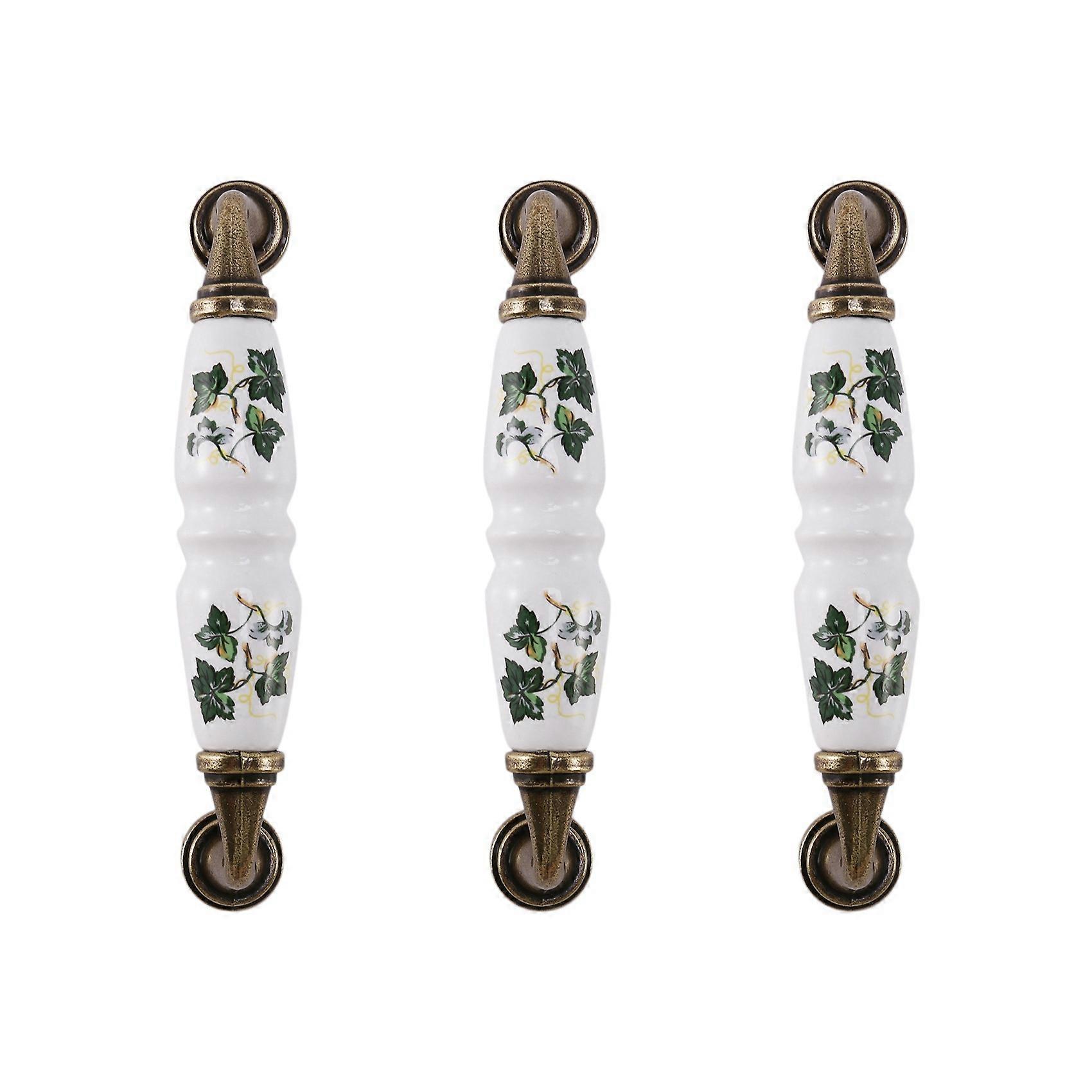 3X Cabinet Handle Furniture Handles Bar Handles Door Handle Kitchen Handles Ceramic Drawer Handle Drawer Handle 96Mm