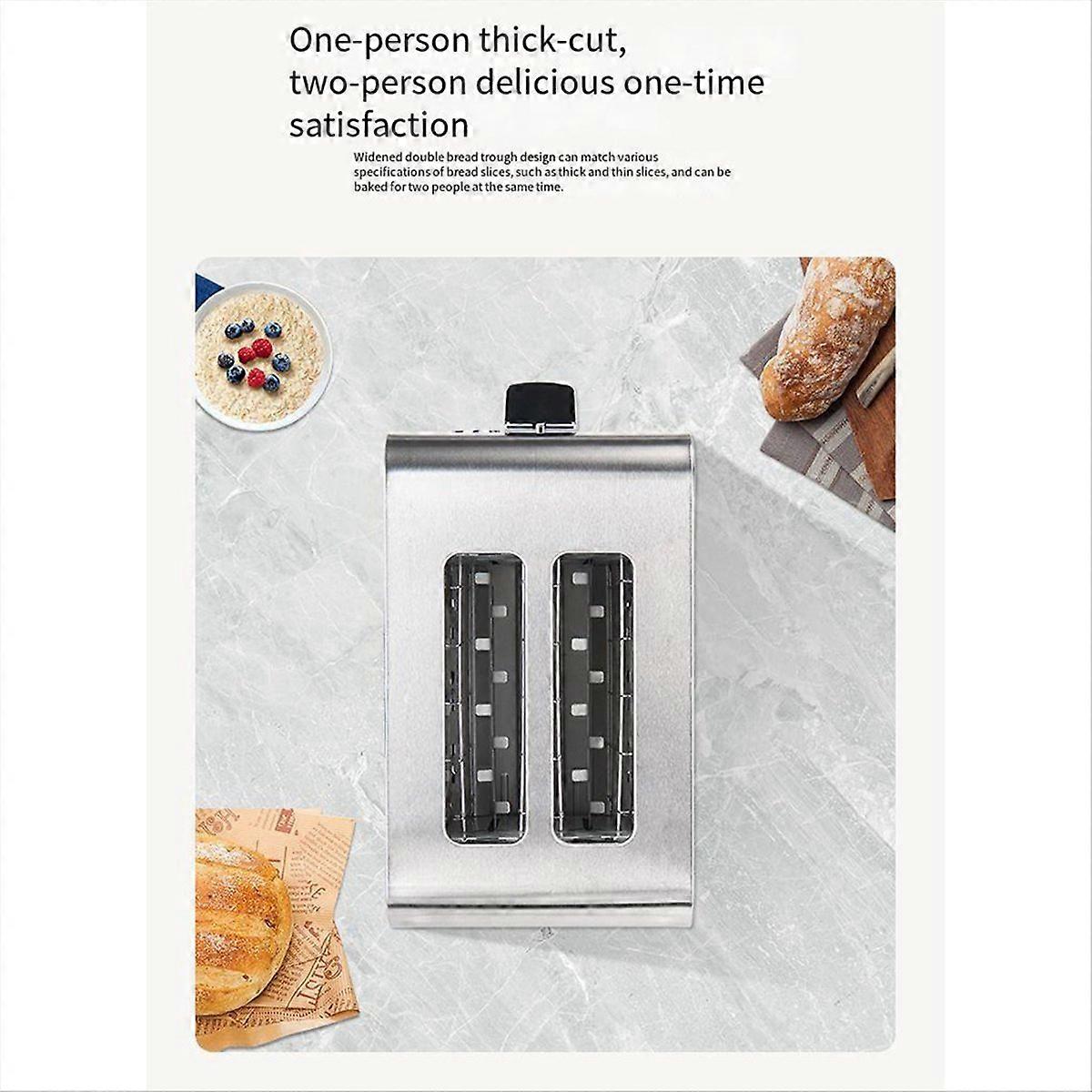 4 Slice Toaster with Auto Shut Off- Crumb Tray with Cancel EU Plug