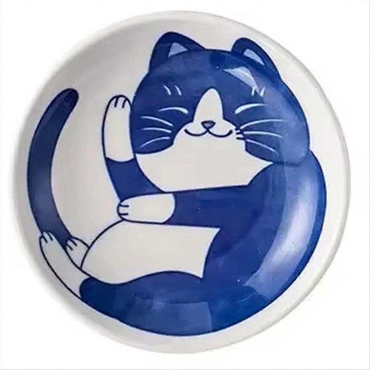 Ceramic Sauce Dishes, Cat Cartoon Pattern, Sushi Plate, C
