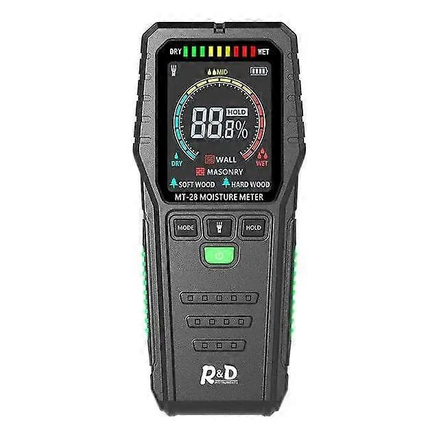 Pinless Moisture Meter With Colour Lcd Screen & Flashlight