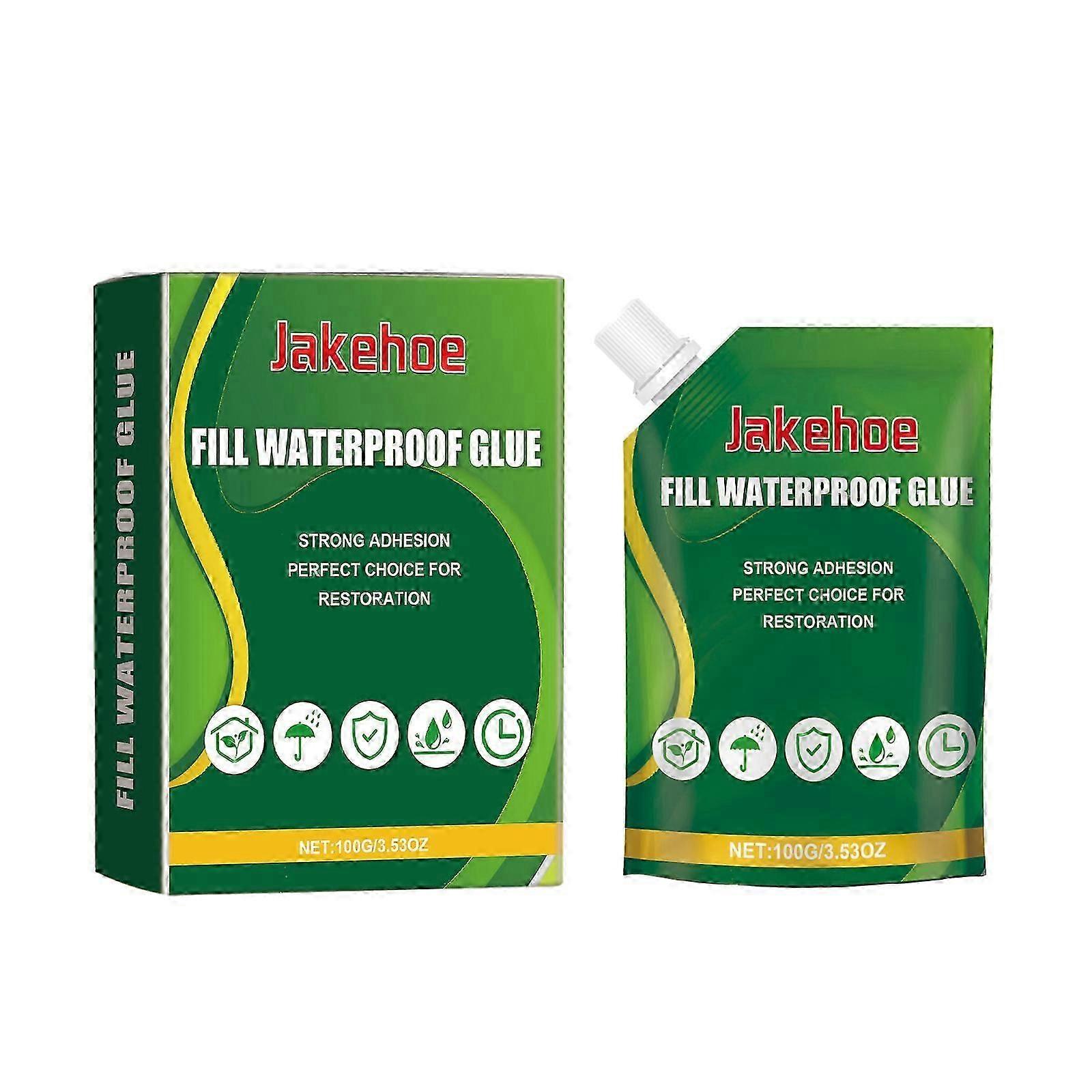 Waterproof Filling Glue  Fast Curing, Durable Sealant for Cracks  Leaks  Ideal for Tiles, Floors  Home Repairs  100g