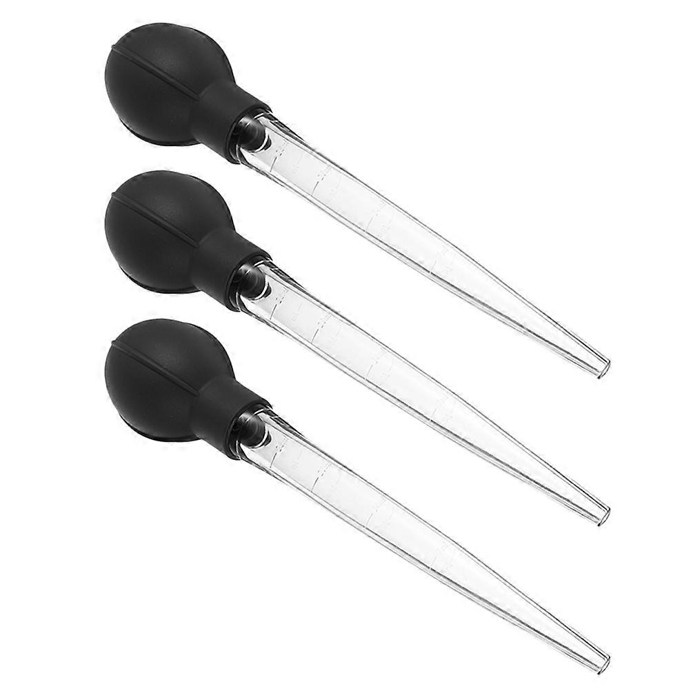 3Pcs Pipettes Dropper for Baking Accurate Measurement Large