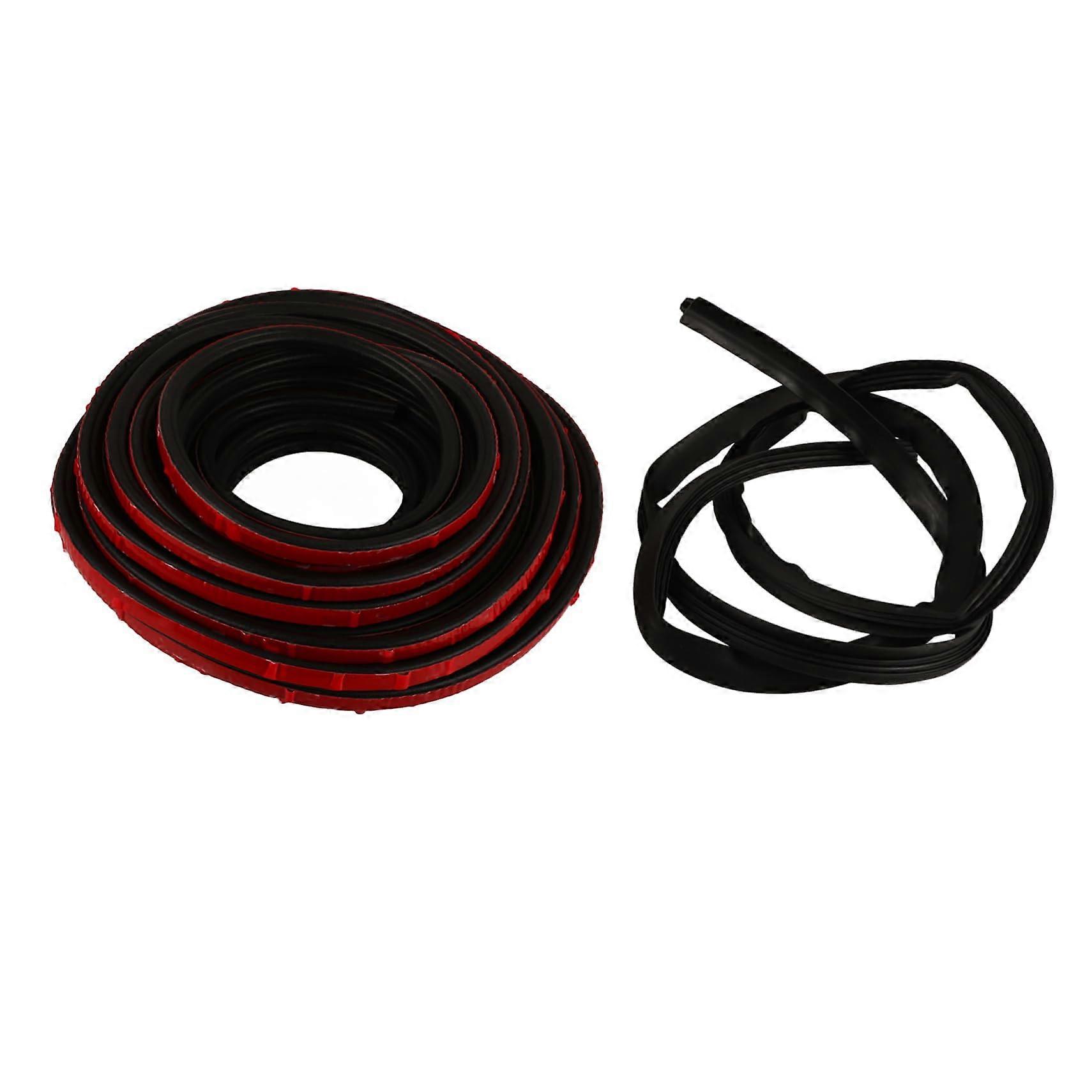 Car Door Seal Strip Noise Reduction Waterproof Edge Protection Compatible with Universal Automotive Doors and Windows