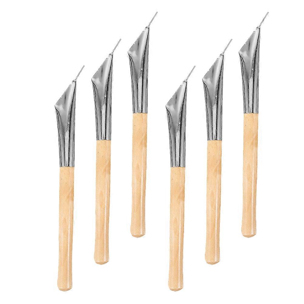 Batik Wax Tool 6Pcs Pottery Batik Pen for Drawing on Fabric and Clay