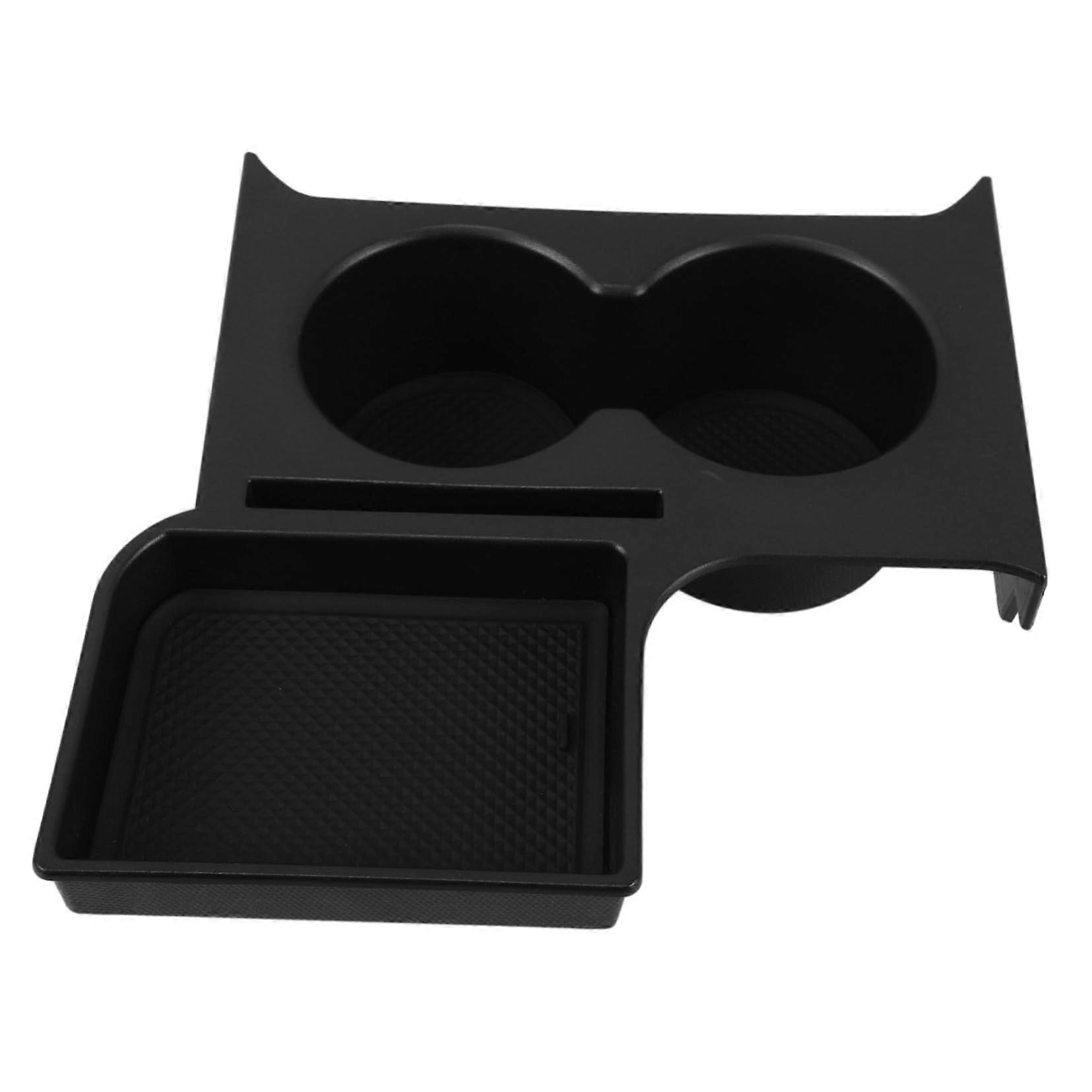 Car Center Console Organizer with Secure Cup Holder Insert Drinks and Coin Storage for Ford Maverick