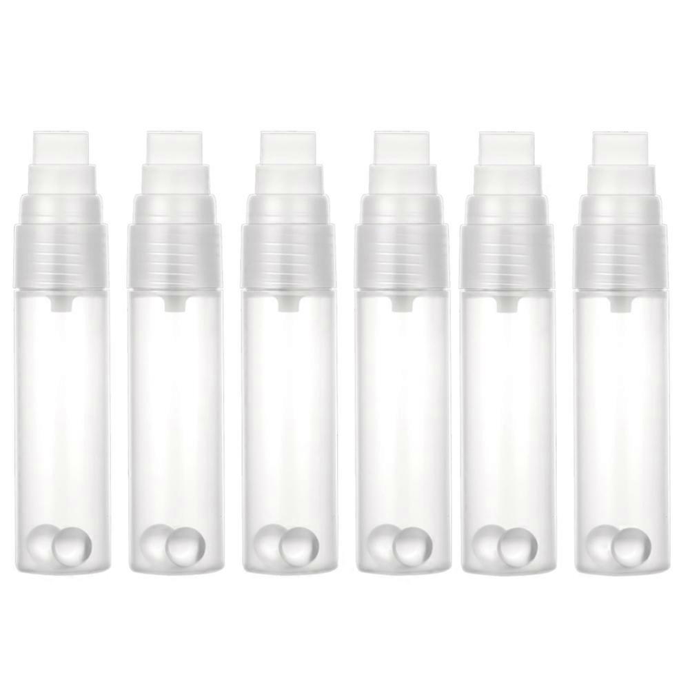 6Pack Paint Pens Empty Refillable Markers Flat Head Graffiti Markers