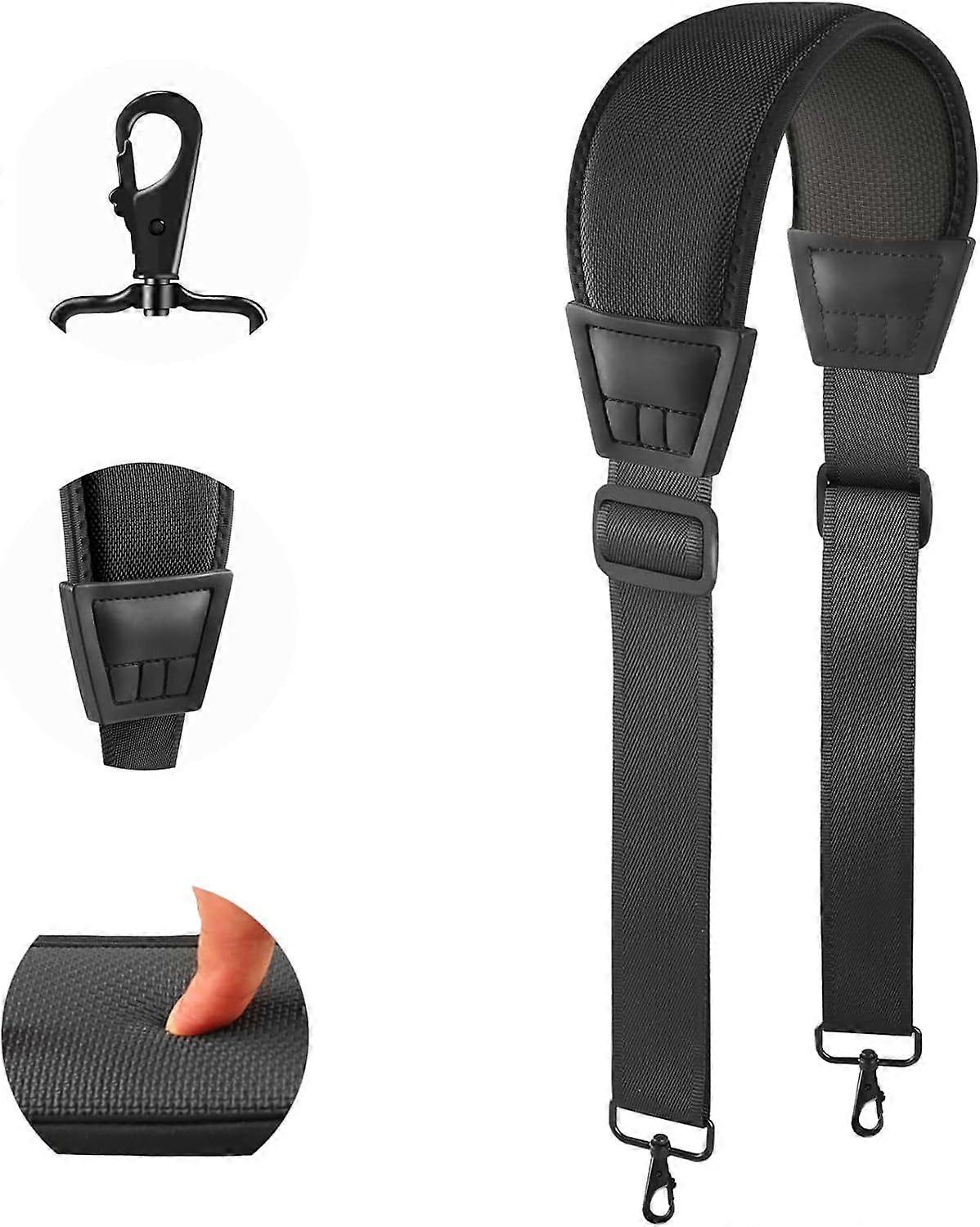 67" Universal Shoulder Strap, Neoprene Thick Padded Bag Strap with Double