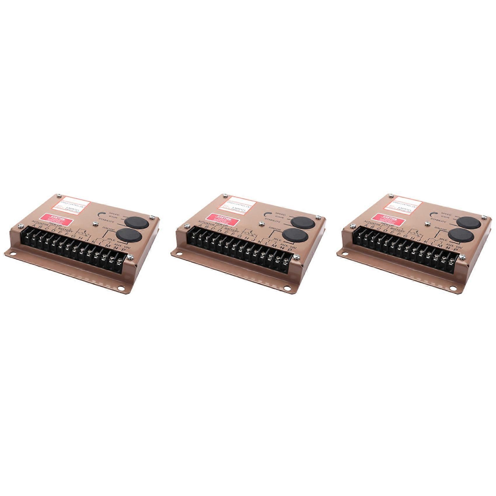 3X Engine Motor Speed Regulator ESD5111 Genset Adjustment Controller Power Supply Ac Generator Part 12V 24V