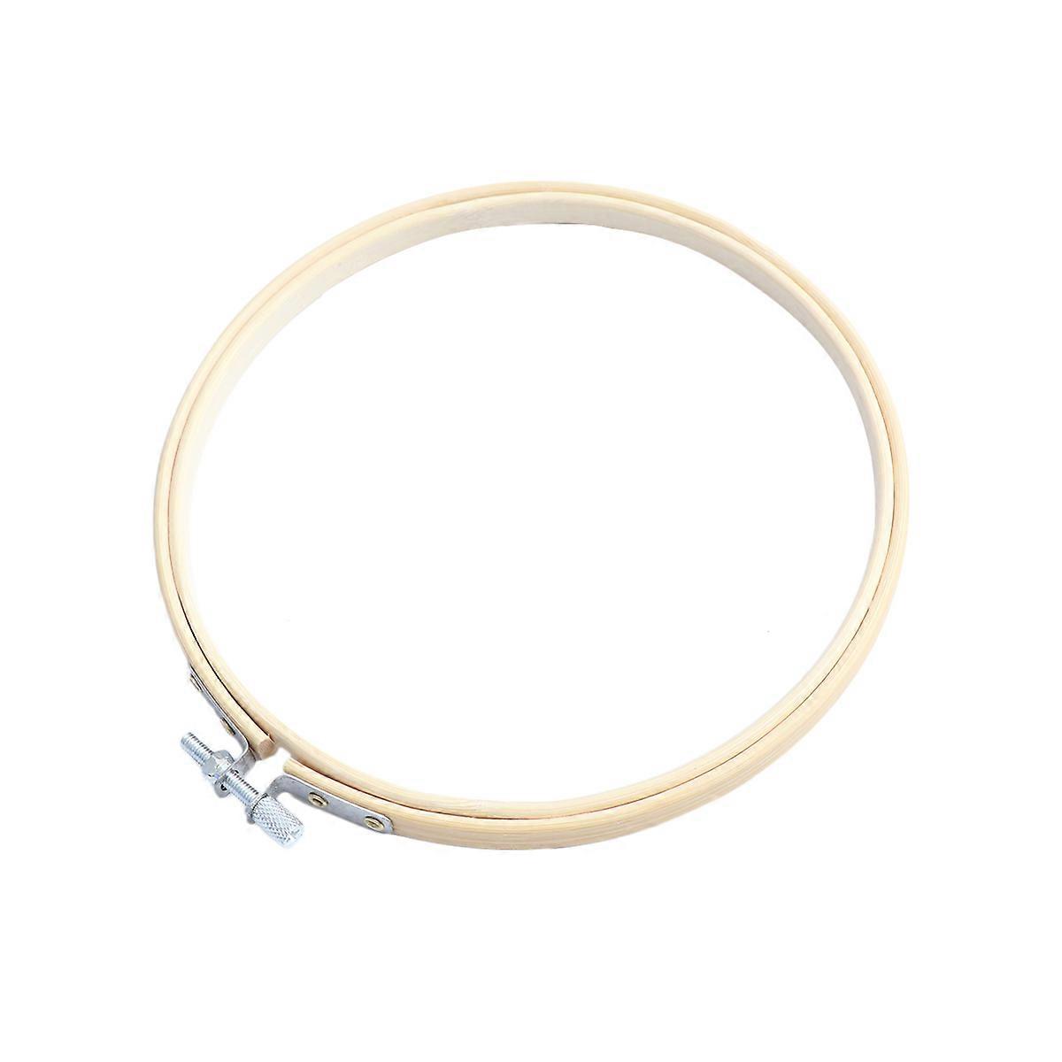 Embroidery Circle Bamboo Frame for Cross Stitch 3Pcs Beige Set