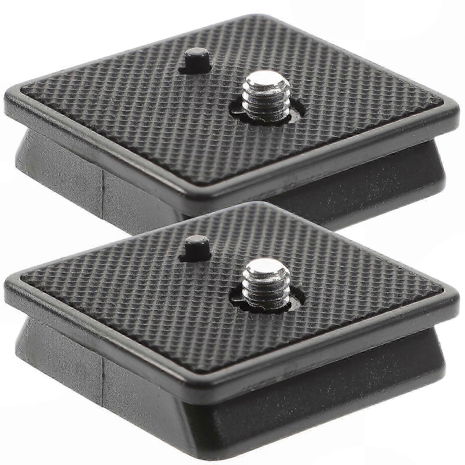 2-Pack Quick Release Plate with 1/4 Inch Screw for Tripod Camera Mounting