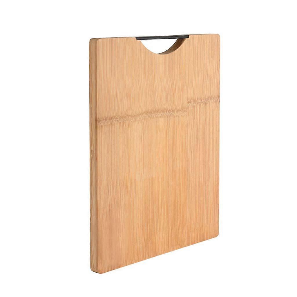 Large Wooden Cutting Board with Handle for Meat Vegetables and Cheese, KnifeFriendly Surface