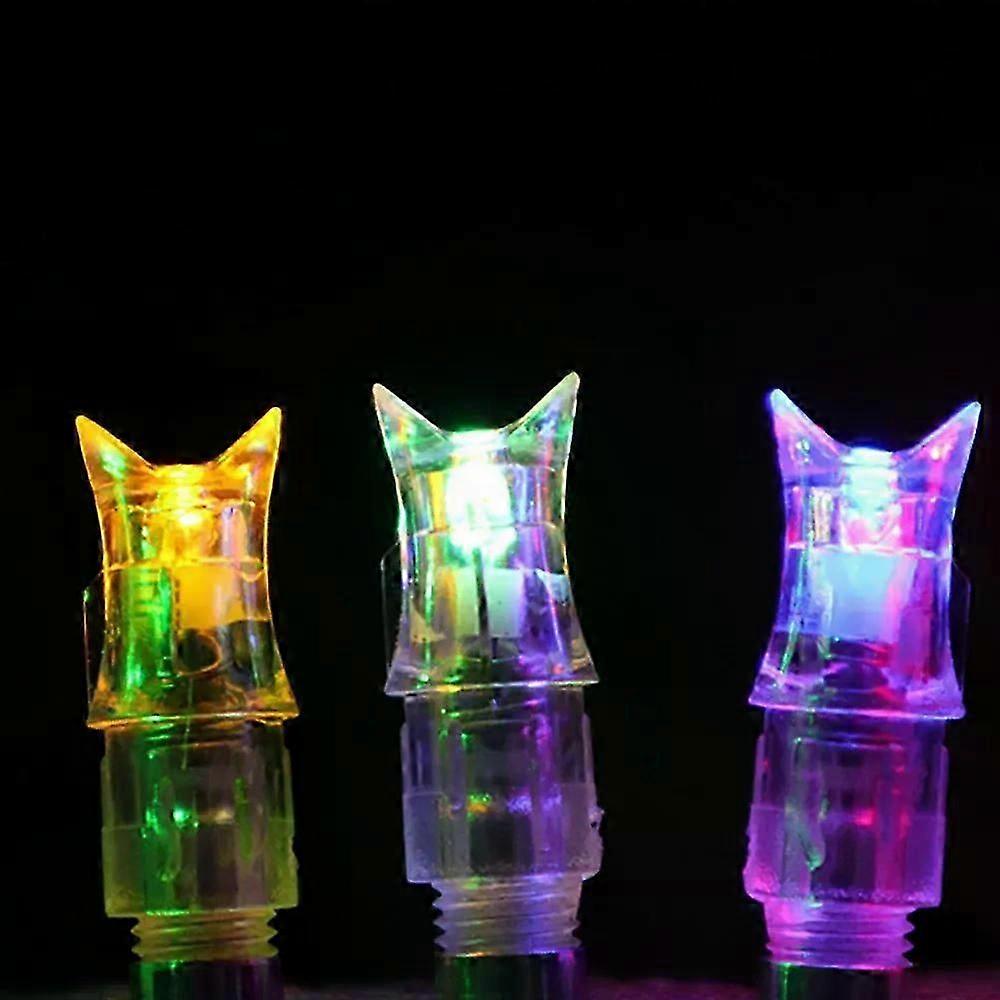 3/6/12ps Archery Automatically LED Luminous Lighted Nock Tail Replaceable Battery ID76mm Crossbow Arrow Anti-shake Hunting