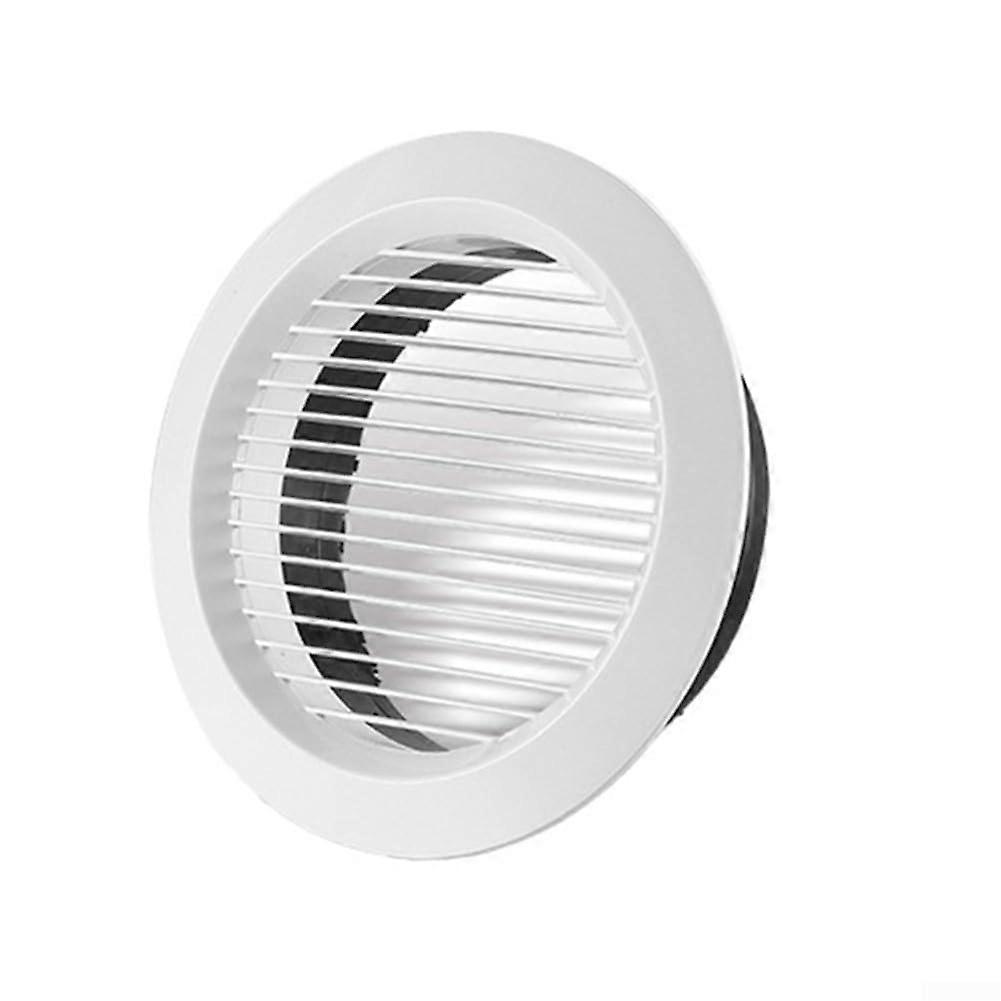 Round Adjustable Wall Ceiling Vent Cover with Airflow Control and Removable Panel, 200mm ABS