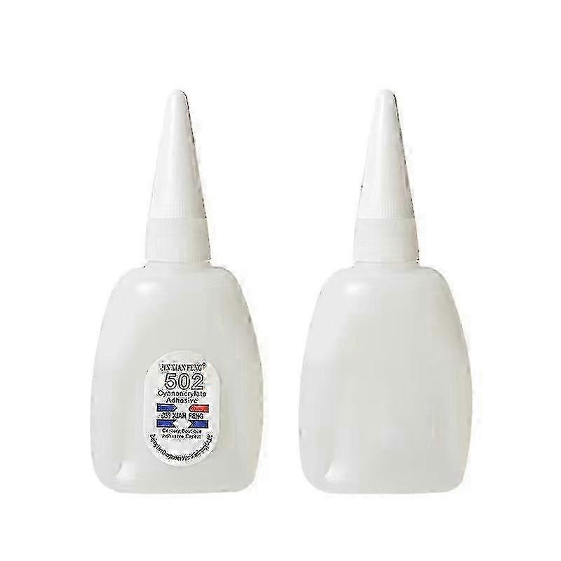 3 st 502 Superlim Snabbt Cyanoakrylat Starkt Lim Snabbbindning Läder Gummi Metall Kontorsmaterial Snabblim