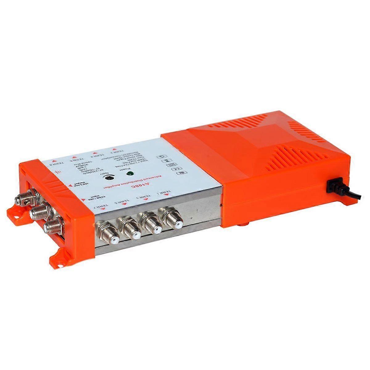 8-Way Distribution Amplifier for Terrestrial TV & Radio Signals Indoor MATV/SAT System with IRS Loo