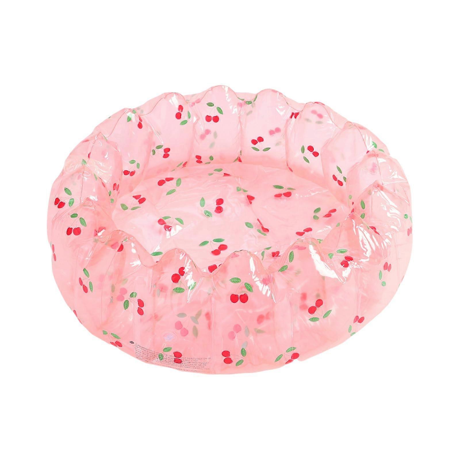 Inflatable Swimming Pool for Kids, Quick Setup Round Design with NonSlip Bottom for Backyard