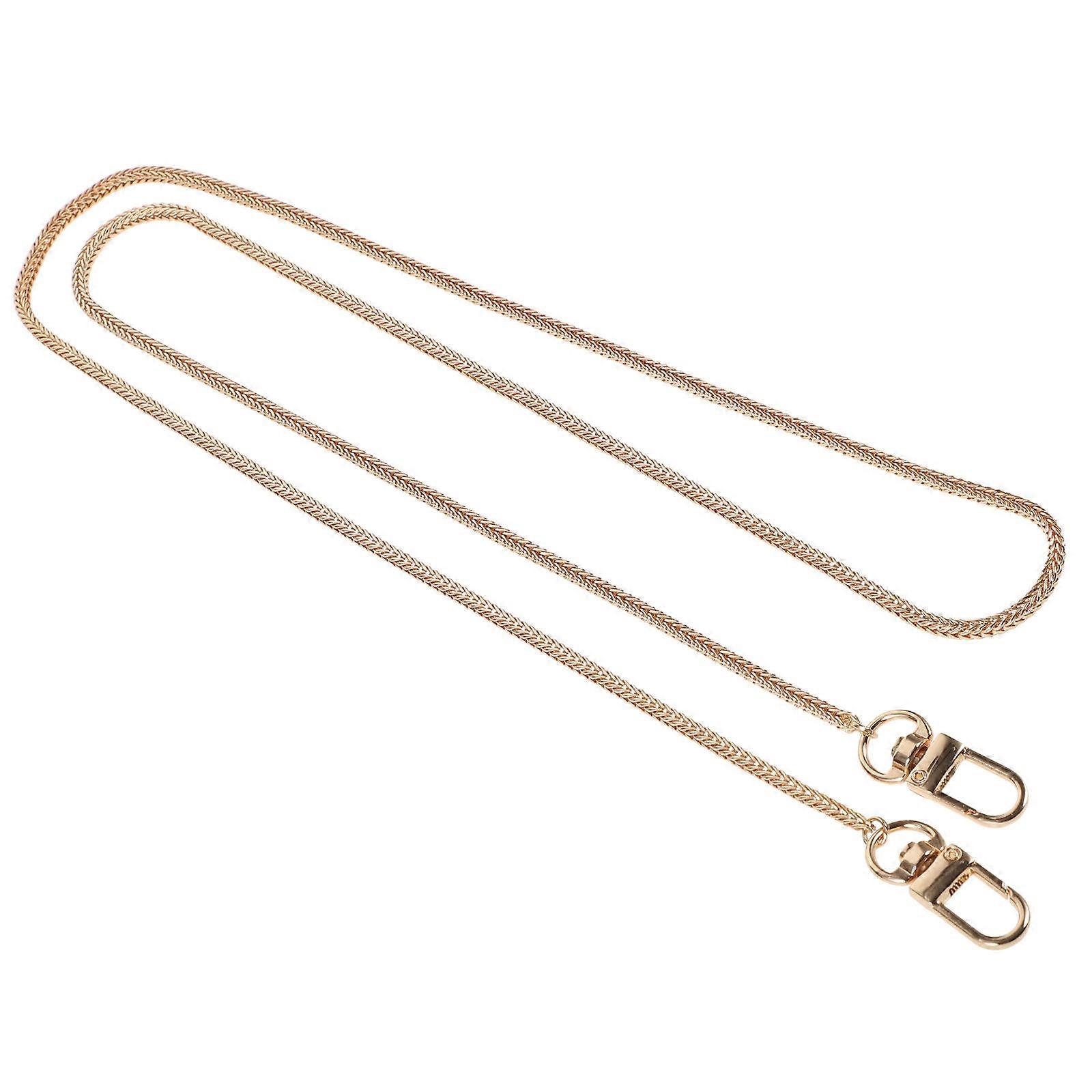 Shoulder Bag Chain Designed For Everyday Use And DIY Projects In Flat Snake Style 1Set